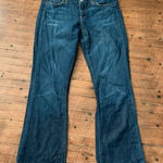 J Crew dark wash western bootcut normcore 4 short jeans Blue Photo 0