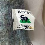 Donegal Design Mohair Wool Blend Scarf Shawl Woven Ireland Multi Color Fringe Blue Photo 3