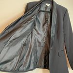 Jason Wu Size Medium Tuxedo Satin Shawl Collar One Button Blazer Jacket Black Photo 5