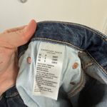 American Eagle  Super High Rise Baggy Wide Leg Jeans Dark Wash Womens 8 Short Photo 7