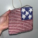 Vintage Unbranded Beaded American Flag All Photo 5