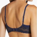 Natori  Bliss Perfection Underwire Contour‎ Tee Shirt Bra, Navy, Size 38D, NWT Photo 1