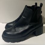 Catherine Malandrino  Black‎ Chunky Platform Boots Y2K 90s Style Size 8 Photo 1