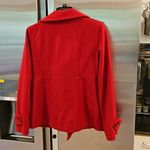 Gap 💕💕 Cropped Length Pea Coat ~ Red Small Photo 3