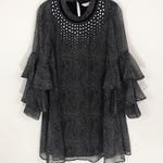 Anthropologie  Ranna Gill Mirror Flutter Mini Dress Size Small Photo 0