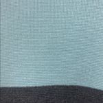 Charter Club Soft Blue and Light/ Dark Gray Knit Cardigan Open Front No Buttons Photo 10