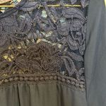 Luxology  New Midnight Blue Curvy Plus Size Dress Photo 5