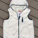 Weatherproof Fluffy Hoodie Jacket Vest Off White  New Womens Medium Photo 0