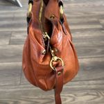 J.Crew Tan Leather Handbag with Gold Accents Photo 4