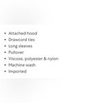 Stitchdrop Camille oversized Pullover French Navy Hooded Sweater size medium Photo 9