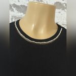 ZARA  Black Tank Top with Silver Accents Photo 1