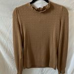 Adrianna Papell NWT~: Camel colored Cable knit high hem sweater- size M Photo 0