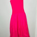 Derek Lam  COLLECTIVE Pink One-Shoulder Drop Waist Bubble Hemline Dress Size XS Photo 3