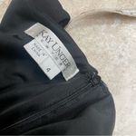 Kay Unger  black With Lace Overlay cocktail /evening dress size 4 New Years Lined Photo 10