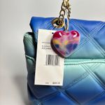 Betsey Johnson Ciara Quilted Shoulder Bag in Blue Multi Ombré Photo 3