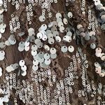 EXPRESS blue black sequined party dress size large going out fun sparkly Photo 4