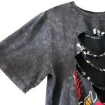 Netflix Stranger Things Unisex Black  Graphic Short Sleeves Cropped T-Shirt  L #1068 Photo 4