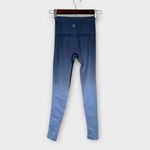 Buffbunny Collection BuffBunny Leggings Women's XXS Blue Ombre‎ Elastic Waist Athletic Gym Training Photo 1