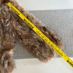 Vintage Genuine Fox Fur Hooded Cropped Jacket Dress Coat Fits Size Small Photo 4