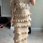 Zimmermann Zimmerman gold knit ruffle skirt. S Photo 12