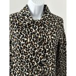 Forever 21  Leopard Print Button Down Twill Jacket Topper, Sz: M (b49) Photo 1