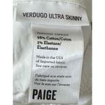 Paige  Women's Jeans Verdugo Ultra Skinny Stretch Distressed Denim White‎ Sz. 25 Photo 9