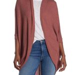 Abound NWT  Rust Knit Lightweight Open Front Cocoon Cardigan Sweater Size XS Photo 1