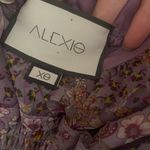 Alexis Clemence Tiered Ruffle Maxi Dress Purple Bouquet sz Xs Photo 8