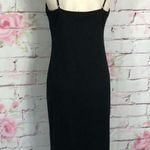 AFRM fauna black ribbed tanks midi dress Size L Photo 6