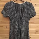 Rampage Vintage  Sz Small Ditsy Floral Wide Leg Jumpsuit Cottagecore Lace Up Back Photo 8