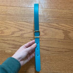 Pierre Cardin Aqua  Leather Belt 33 inches Photo 7