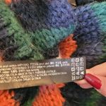 ZARA  Knit Muli-Color Striped Mohair Blend Cropped Sweater Photo 10