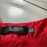 Ever Pretty NWT  Red One Shoulder Rhinestone Accent Tunic Top Size US 4 Photo 2