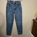 BDG  Mom High Rise Straight Distressed Denim Jeans Photo 1
