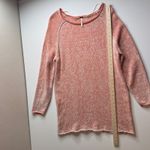 Free People Free‎ People Lennox Tunic Sweater Small Orange Slouchy Chenille Knit Cozy Comfy Photo 8
