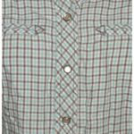 Old Navy  Plaid Pearl Snap Shirt Size M Lightweight Flannel Cowgirl Western Rodeo Photo 3