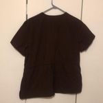 Sb Scrubs  Women’s Large Scrub Top Brown Color Photo 5
