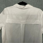Marled Reunited Clothing women's button up collared shirt basic shirt size L White Size L Photo 10