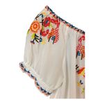 Solitaire  embroidered shirt off the shoulder Size Medium Photo 3