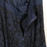 Lulus NWOT  Twirling Around Navy Blue Lace Skater Dress Photo 10