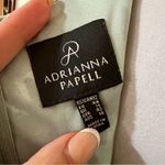 Adrianna Papell  mint lace overlay long sheer sleeve sheath dress NEW 12 Photo 5