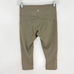 Lululemon  In Movement Crop Everlux Legging In Sage Size 10 Photo 8