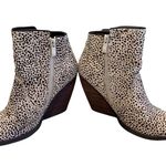 Very Volatile Chocolate Chip Pony Hair Booties Photo 5