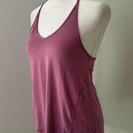 Lululemon mauve purple sleeveless tie back spaghetti strap tank top Photo 2