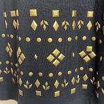 Premise  Small Black Brass Studded Embellished Bodycon Dress NWT Cocktail Party Photo 4