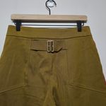 Zara Trafaluc Pants Bottoms Wide Line Cotton Cropped Length M Brown Red Used Size M Photo 4