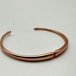 Stella & Dot Pave Inset Rose Gold Cuff Dainty Minimalist understated Elegant Photo 3