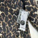 Apt. 9 New Leopard Print Pea Coat Sz S  Long Classic Topper‎ Animal Photo 5