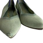 Rothy's The Point Shoes Womens Size 7.5 Green Knit Flats Washable Eco Friendly Photo 1