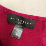 Attention  Plus Women's Cold Shoulder Pink Sweater Top Size 3X Photo 1